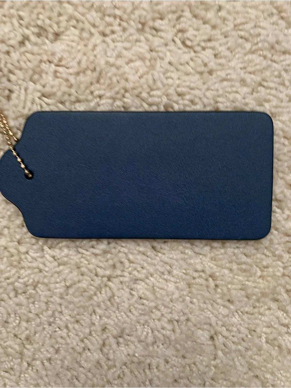 Coach XL hangtag